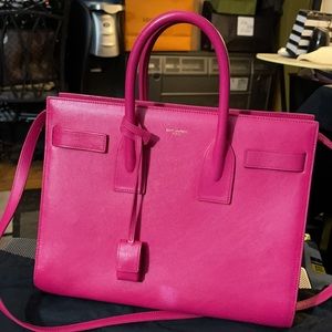 Saint Laurent Sac De Jour (Hot Pink)
